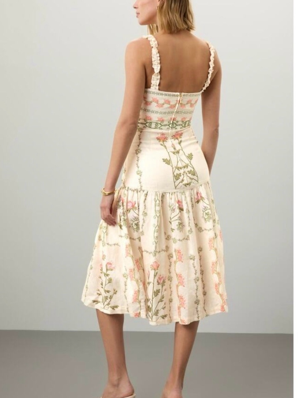 Agua by Agua Bendita Nispero Dress Medium NWOT 💛 - Picture 2 of 4